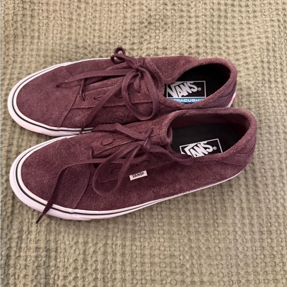 Vans Purple Suede Lace-Up Shoes